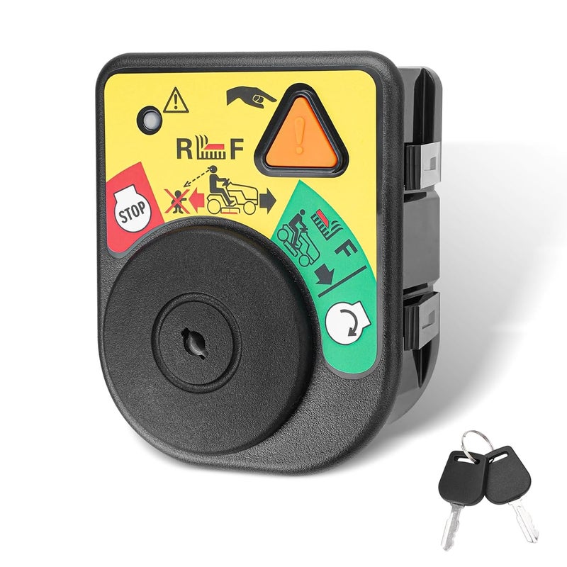 Sejaede Ignition Module Switch with 2 Keys 7 terminals Compatible with Cub Cadet MTD Craftsman -LT1042 LT1045 LT1046 LTX1040 XT1 XT2 LT42 LT46 SLX50 T110 T1200 T1400 T1600 Riding Replace#925-06119c 725-04227 - Image 1